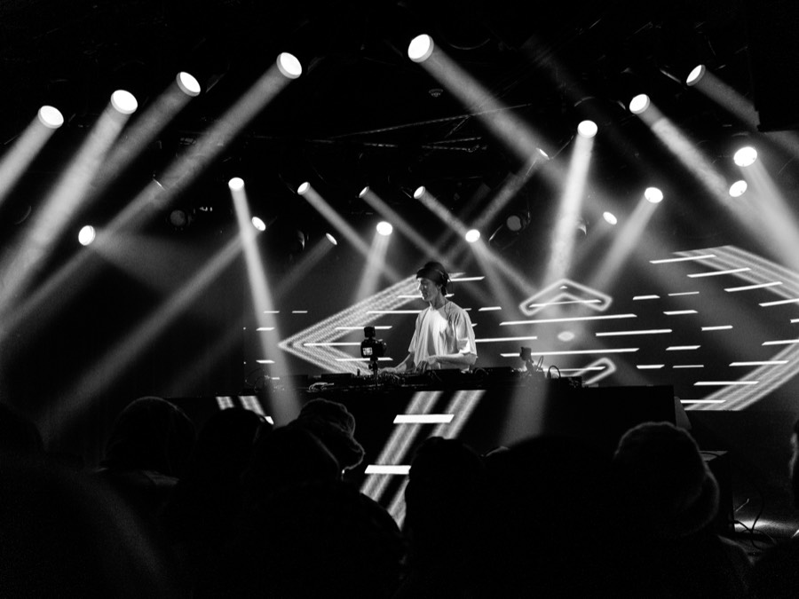 BBYFERG mid-set with the crowd